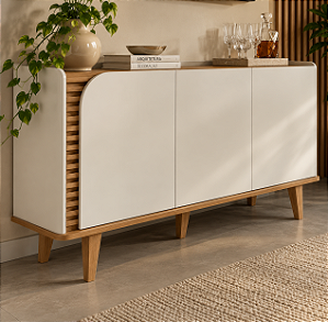 Buffet Jurere 136 cm Colibri Freijó / Off White Matte