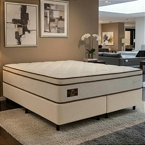 Cama Box Queen Portal Londres Molas Ensacadas 158x75X198