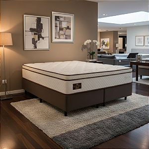 Cama Box King Portal Londres Molas Ensacadas 193x75X203