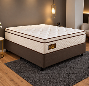 Cama Box Casal Portal Londres Molas Ensacadas 138x75X188