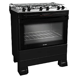 Fogão Mueller MFI5BF 5 Bocas Automático Mesa Inox – Forno Total Clean
