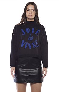 Tricot Joie de Vivre Preto