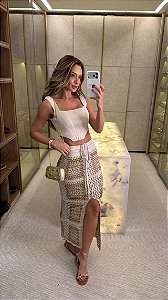 Cropped Corselet Areia