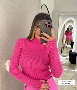 Blusa de Tricot Fashionista Pink