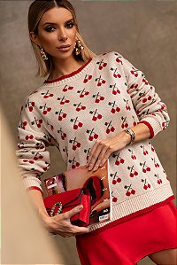 Blusa de Tricot Cherry