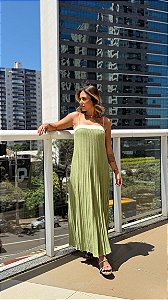 Vestido Midi Grécia Verde