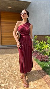 Conjunto Midi Canelado Marsala