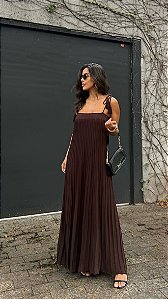 Vestido Grécia Marrom