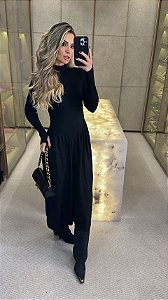 Vestido Midi Lily Preto