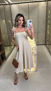 Vestido Grécia Areia