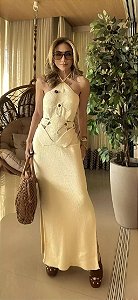 Vestido Midi Marbella Amarelo