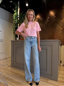 Blusa Poá Rosa