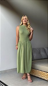 Vestido Midi Dubai Verde