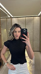 Blusa Renda Preta