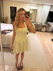 Vestido Poá Amarelo
