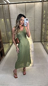 Vestido Midi Dora Verde