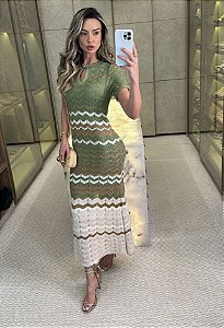 Vestido Midi Verde Colors