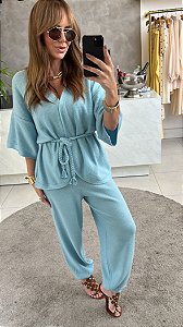Conjunto Kim Azul