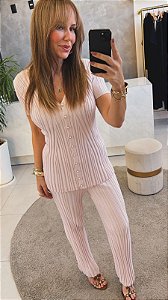 Conjunto Cristal Rosé
