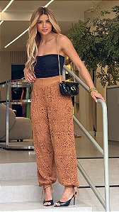 Calça Laise Marrom