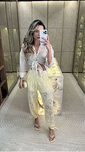 Calça Laise Amarela