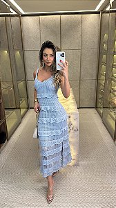 Vestido Midi Lolita Azul