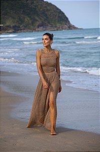 Vestido Golden Lurex