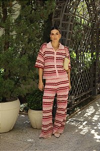 Conjunto de Tricot Colors Rosa