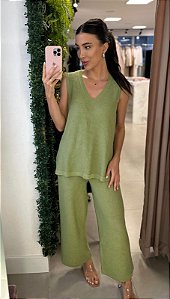 Conjunto Pantacourt Verde