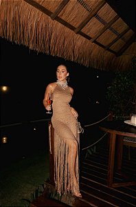 Vestido Trancoso Franjas