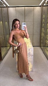 Vestido Lurex Golden