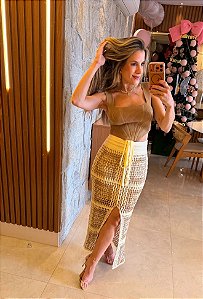 Cropped Corselet Avelã