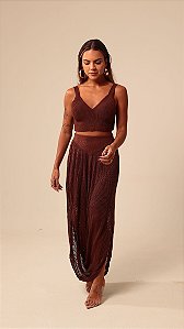 Cropped Belle Marrom