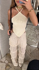 Cropped Valentina Amarelo