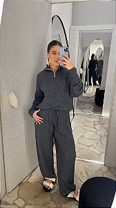 Conjunto de Tricot Madrid Grafite