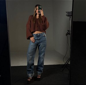 Casaco de Tricot Ursula Marrom