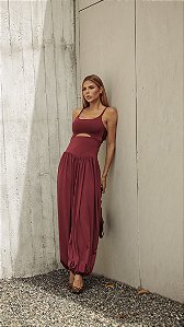 Macacão Dubai Bordô