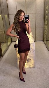 Vestido Amalfi Vinho