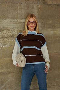 Colete Tiffany Bicolor