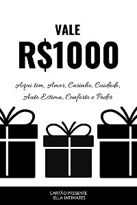 Cartão Presente R$1000,00