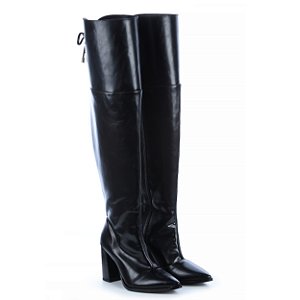 Bota Zaya Over The Knee Feminina Preto