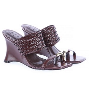 Tamanco Karina Napa Cacau