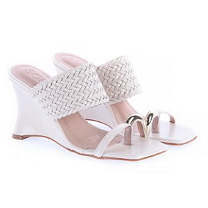 Tamanco Karina Napa Off White