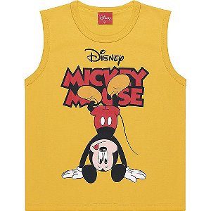 Regata Meia Malha Infantil Kamylus Mickey Mouse