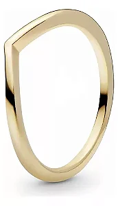 Anel Chevron Banho Ouro 18k