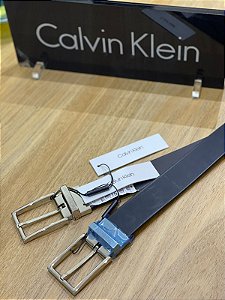 Cinto Calvin Klein Dupla Face Preto Masculino