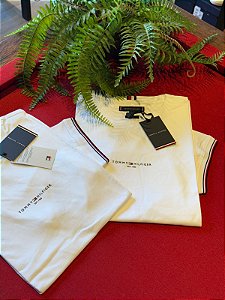 Camiseta Tommy Logo Tipped Tee Masculina 2