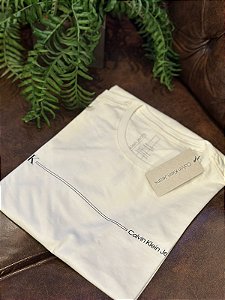 Camiseta Calvin Klein Logo Palito Masculina