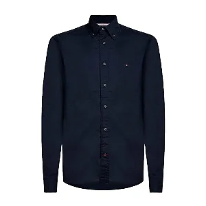 Camisa Tommy Social Manga Longa Core Flex Poplin Masculina
