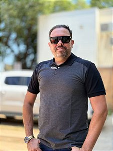 Polo Calvin Klein Raglan Masculino